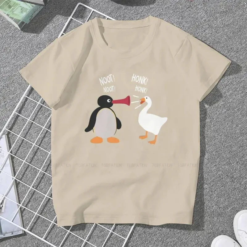 Noot noot honk honk women shirts Pingu penguin anime oversized Korean stylet-shirt Harajuku vintage female clothing