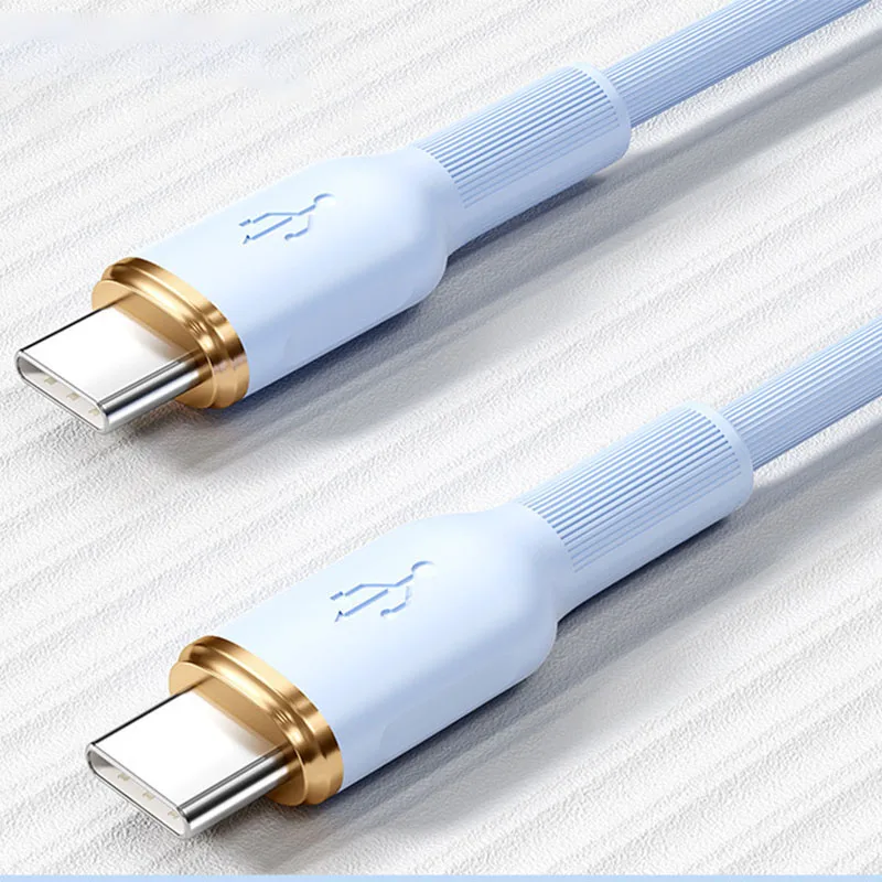 كابل بيانات USB C إلى Type-C ، شحن سريع ، مناسب للهاتف الذكي ، الكمبيوتر اللوحي ، ملحقات الهاتف المحمول ، pd100 w ، 1m ، m ، 2 m