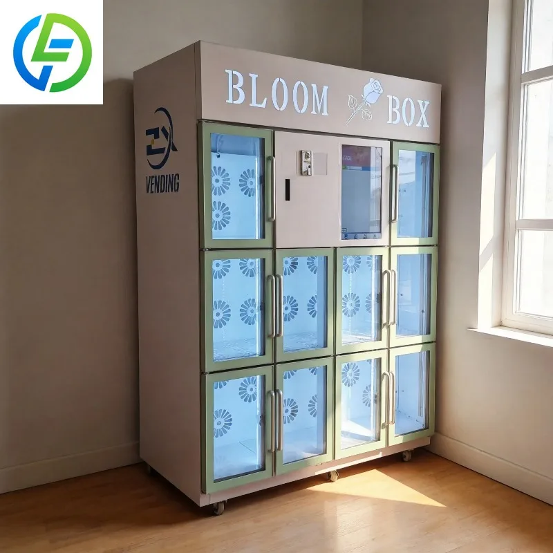 FL Customized Wholesale Automatic Flower Vending Machine for Outdoor Spaces with Ethernet Connection
