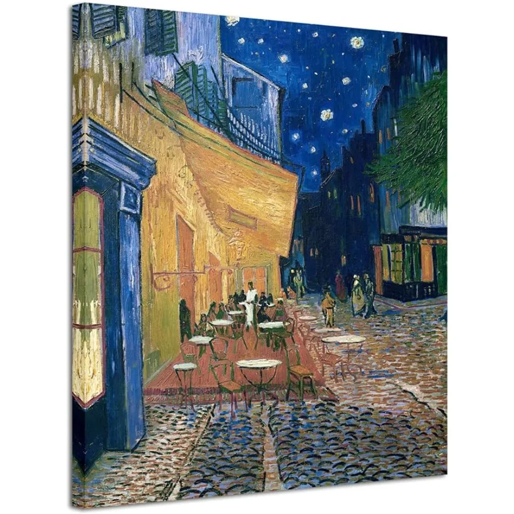 

Art Cafe Terrace at Night Large Modern Giclee Canvas Prints Vincent Van Gogh Artwork Oil Paintings Reproduction Landscape