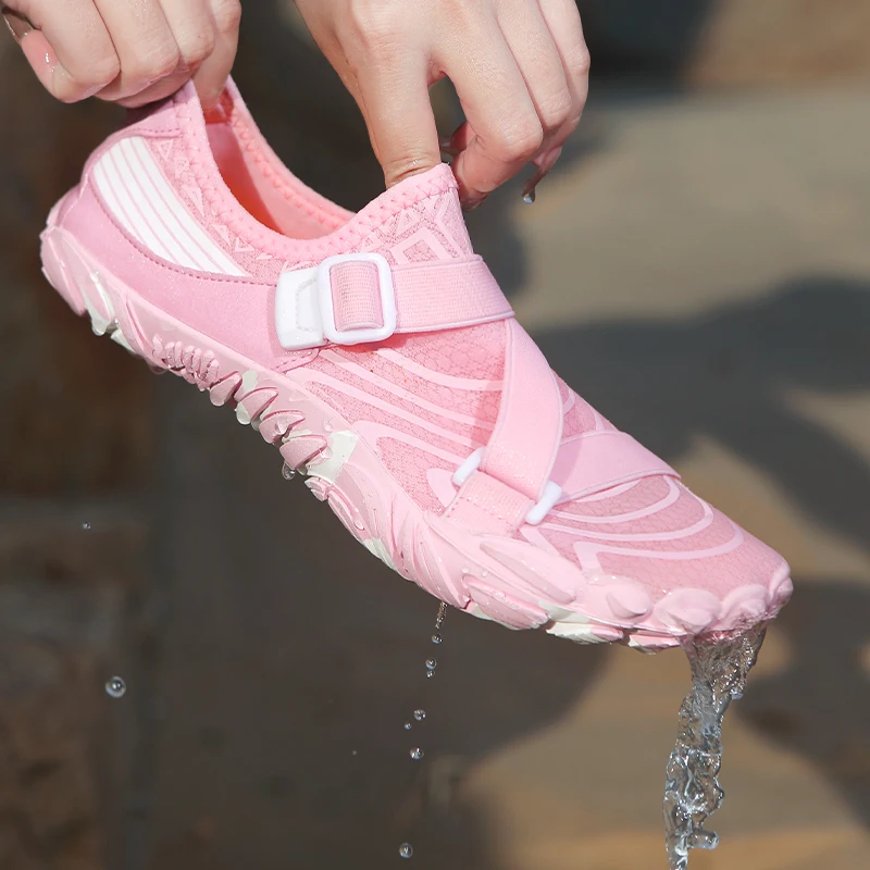 Chaussures d\'entraînement unisexes pour hommes et femmes, chaussures d\'eau de jeu de plage de vacances, chaussures de squat d\'intérieur, chaussures