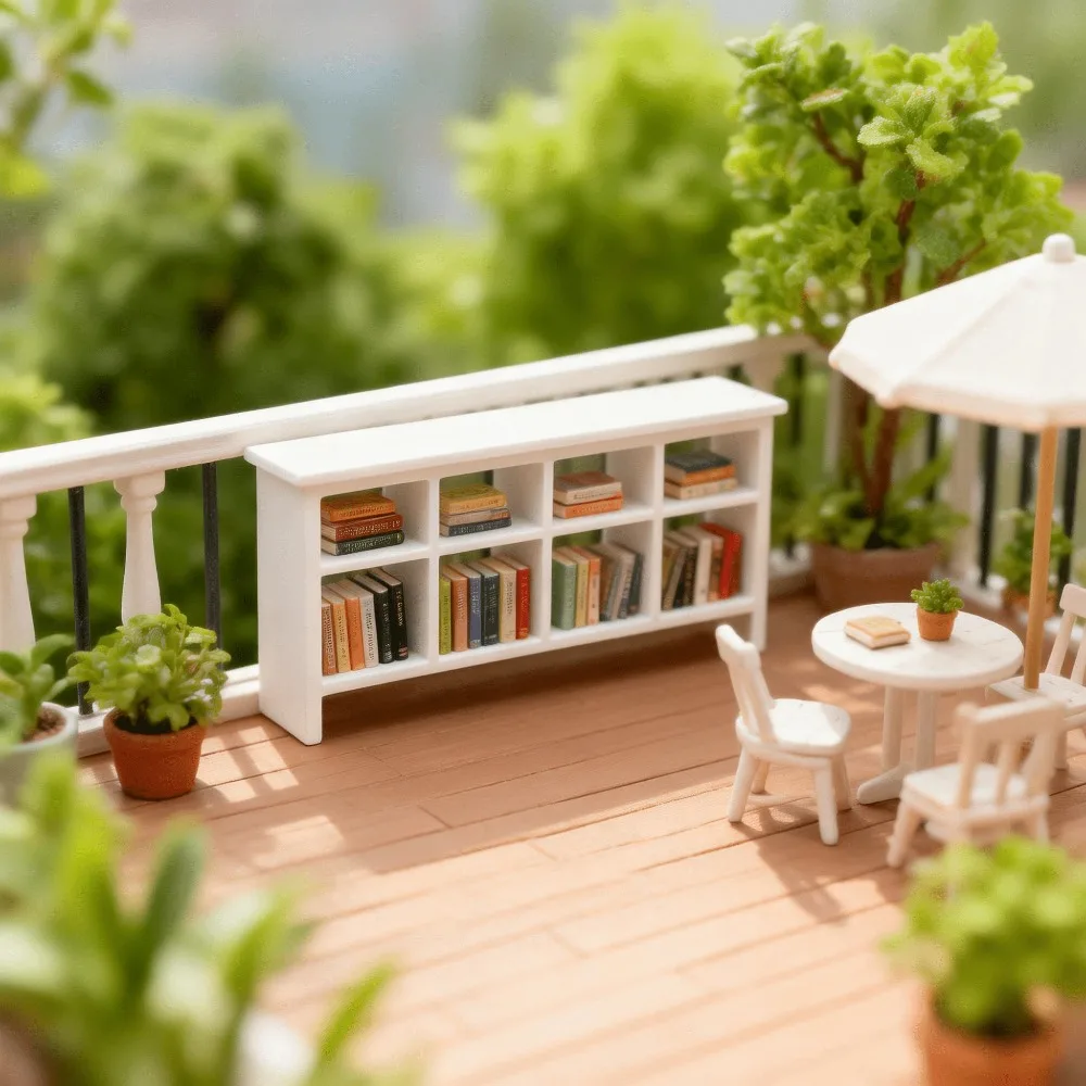 1 Stück Miniatur-Aufbewahrungsschrank-Ornamente, Modell-Aufbewahrungsschränke, Bauszenen-Montagemodelle, Miniatur-Szenendekorationsrequisiten – Detail 6