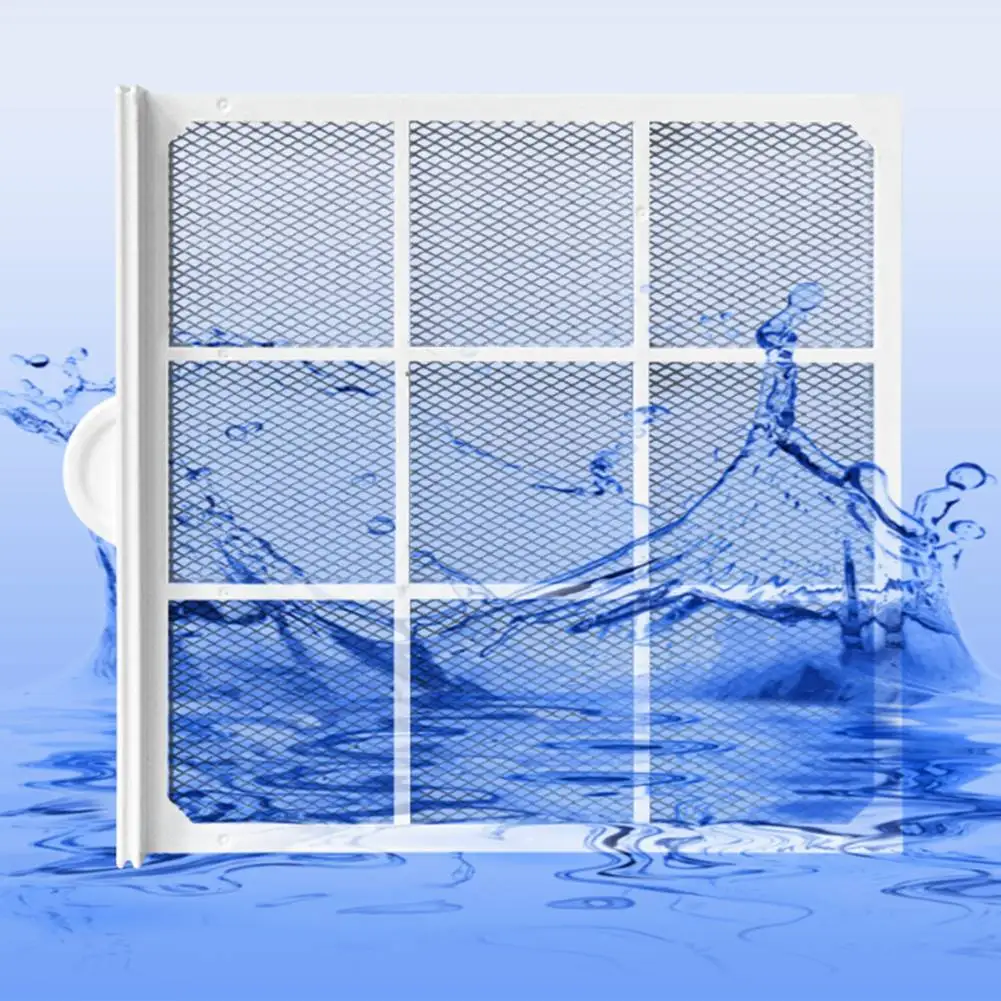 

Compatible With PVC And PE Pipes Aluminum Mesh Filter Duct Air Filter Easy To Clean Duct Filter Pipe Accessories