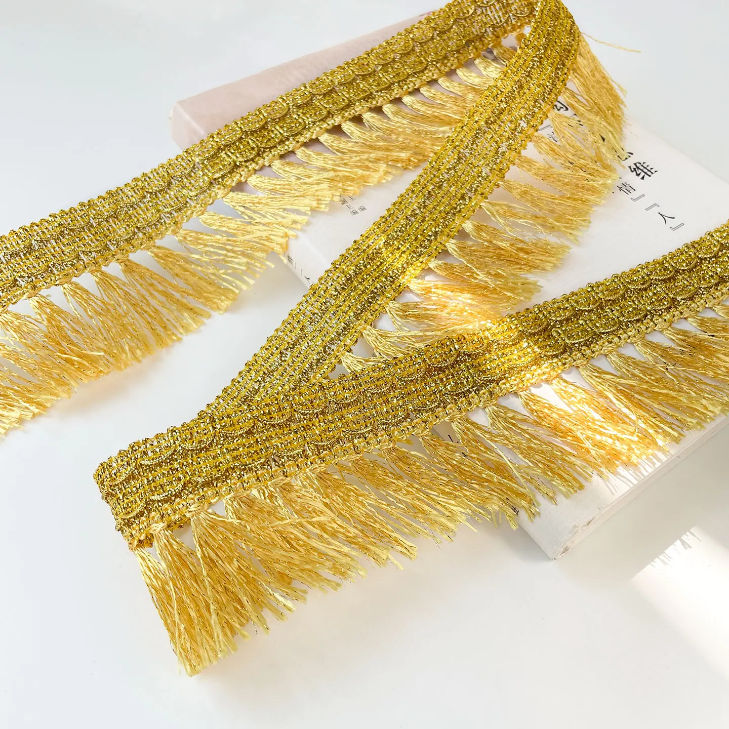ผ้าม่านตกแต่งสไตล์จีน ความยาว - Fringe Ribbon Sewing บทวิจารณ์และราคา