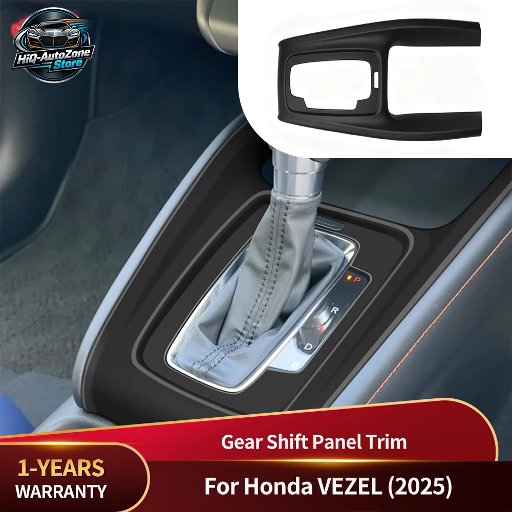 For Honda Vezel HR‑V 2025 Silicone Gear Shift Panel Mat Center Console Shifter Frame Protector Pad Interior Car Accessories