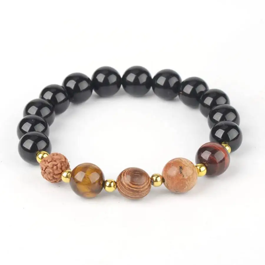 

Handmade natural stone bead bracelet,men's cuff button bracelet,Ramadan prayer bead,women's meditation,holiday gift,daily wear