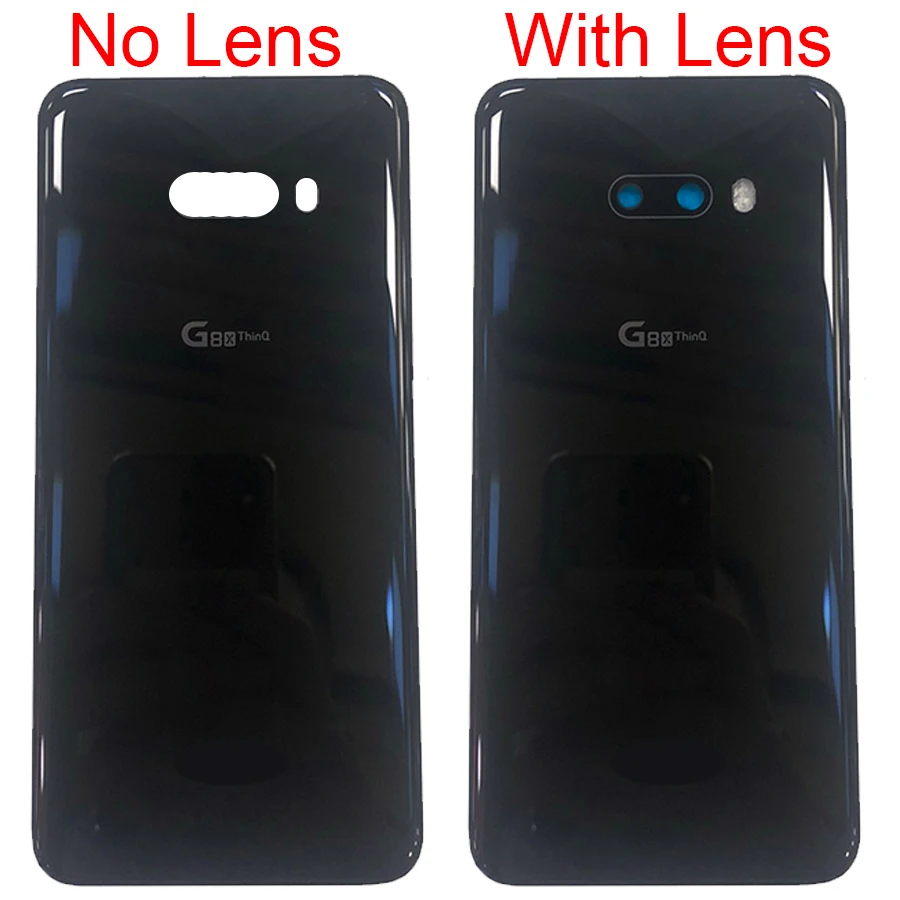 Back Battery Cover Rear Door Panel Housing Case For LG G8X V50S G8S Battery Cover with Camera Lens Flashlight Replacement Part