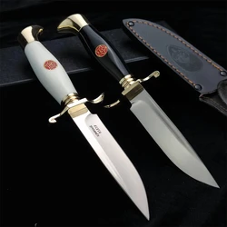 Outdoor Russian Finka NKVD KGB Protable Fixed Blade Knife 440C Blade Mirror Finish Tactical Military Knives Camping Hunting Tool