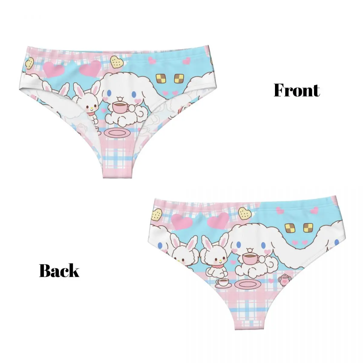 مخصص المرأة سينامورول أنيمي سراويل داخلية الإناث الراحة ملخصات شعبية الملابس الداخلية