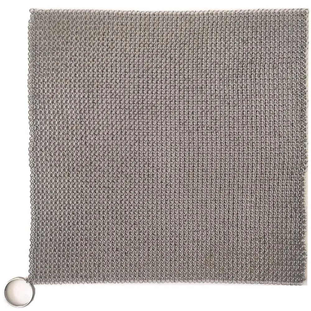 Ultra Fine Ring Brush Pot Net Brush Pot Steel Wire Ball Stainless Steel Cleaning Ball Lock Nail Ring Net Decoration Mesh Belt