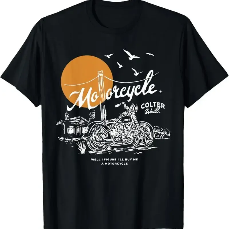 Colters Arts Wall Motorcycle Quote Music Singer T Shirt