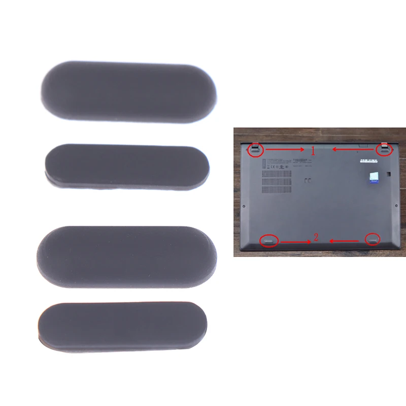 4Pcs Laptop Rubber Pad for Thinkpad X1 Carbon 5th 6th X1C 2017 2018.