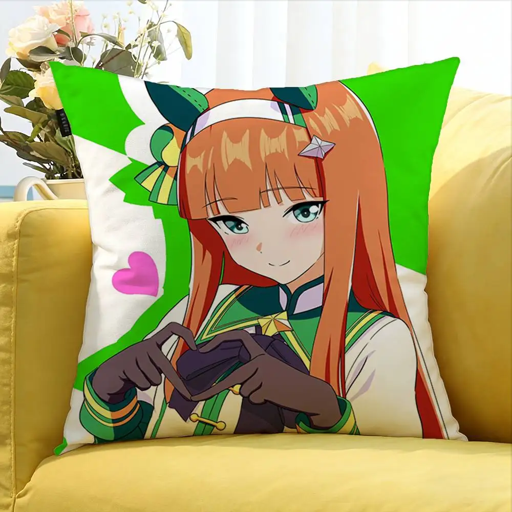Silence S-Suzuka Various Sizes Square Pillow Case For Car Home Bedchamber Decor