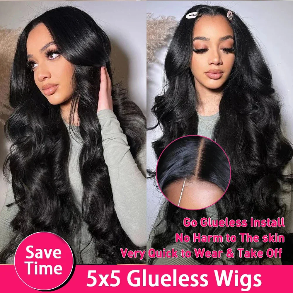 Body Wave Wig Human Hair Glueless 100% Human Hair Wigs For Women Wear Go 5x5 6x4 Lace Closure Wig 13x4 13x6 Lace Front Wig