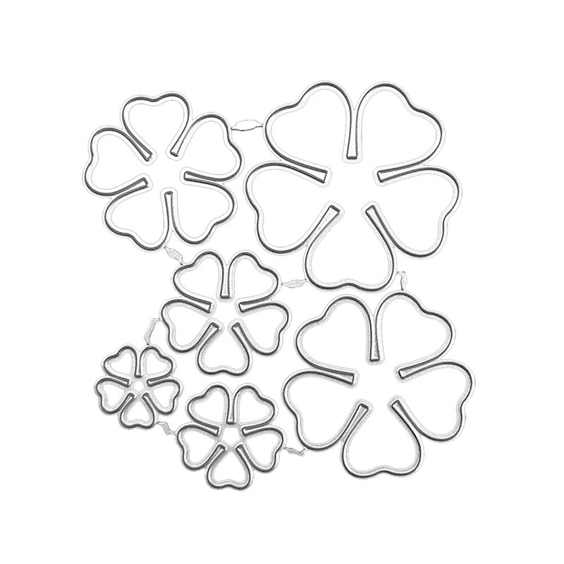 6 pcs New Dies 3D Rose flower Cutting Dies Stencils Scrapbooking Embossing DIY Crafts Paper Cards Album Decor Metal Dies Cut