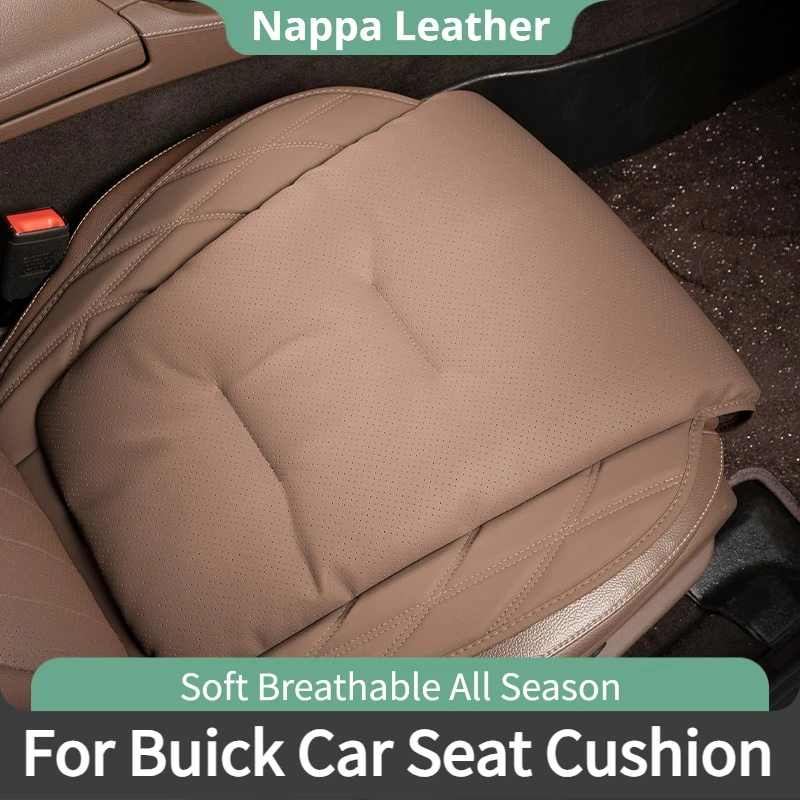 New Leather Car Seat Cushion For Buick Encore GX Envista Envision Enclave LaCrosse Regal Verano Soft Breathable Car Seat Cover