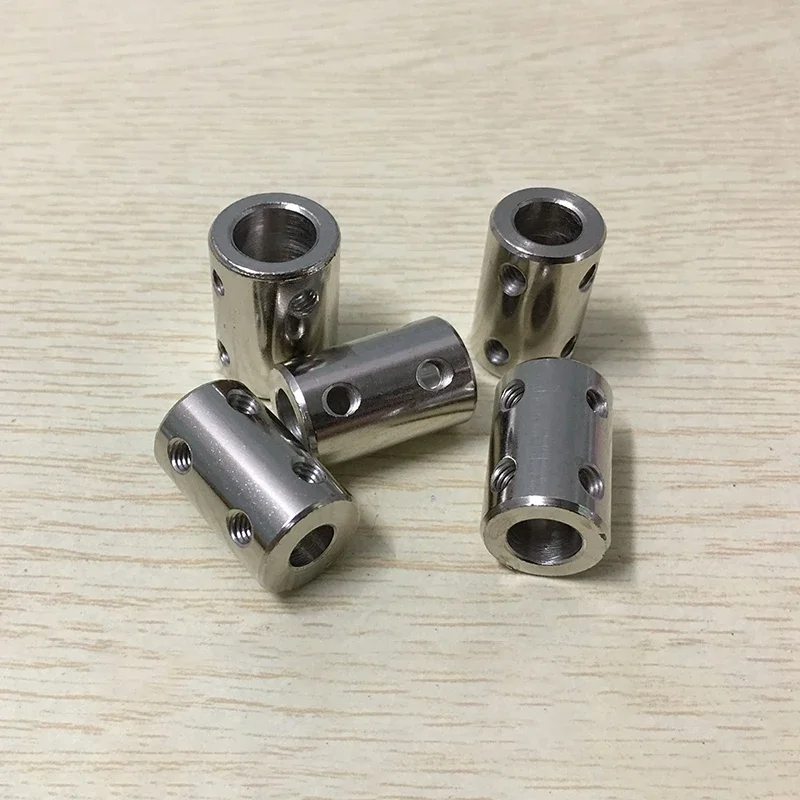 円筒形カップリングモーターシャフト、直径変換コネクタ、剛性カップリング、diyモデル、3mm、4mm、5mm、6mm、0.35mm、7mm、8mm、10mm、12mm, 1個
