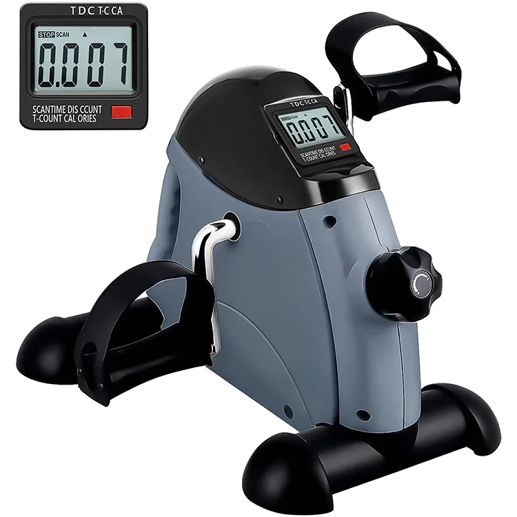 

Under Desk Rehabilitation Exercise Bike Portable Mini Pedal Exerciser With Digital Counter
