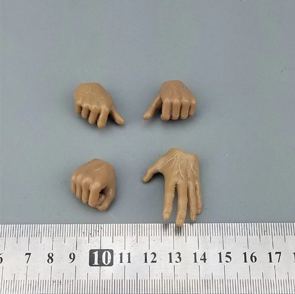 

1/6th Old Vintage Greek Shield Spearman Greek Hand Models 4PCS/SET Fit 12" Male Action Figure