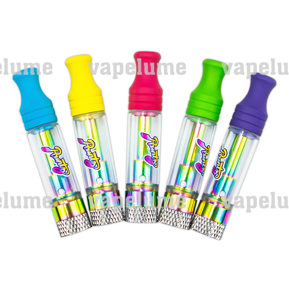 10pcs Empty Cartridge 510 Threaded Thick Oil Vaporizer Accessories Replacement Tank Display Box Sticker Plastic Pop Top Storage