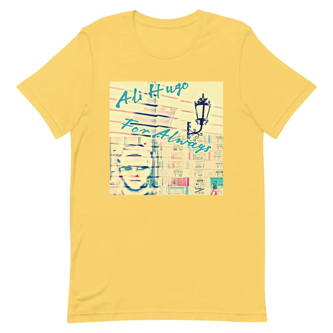 

Ali Hugo For Always Man Women T-Shirts Women Summer Loose Oversize Short Sleeve Fashion Street unisex 100% Cotton Clothing