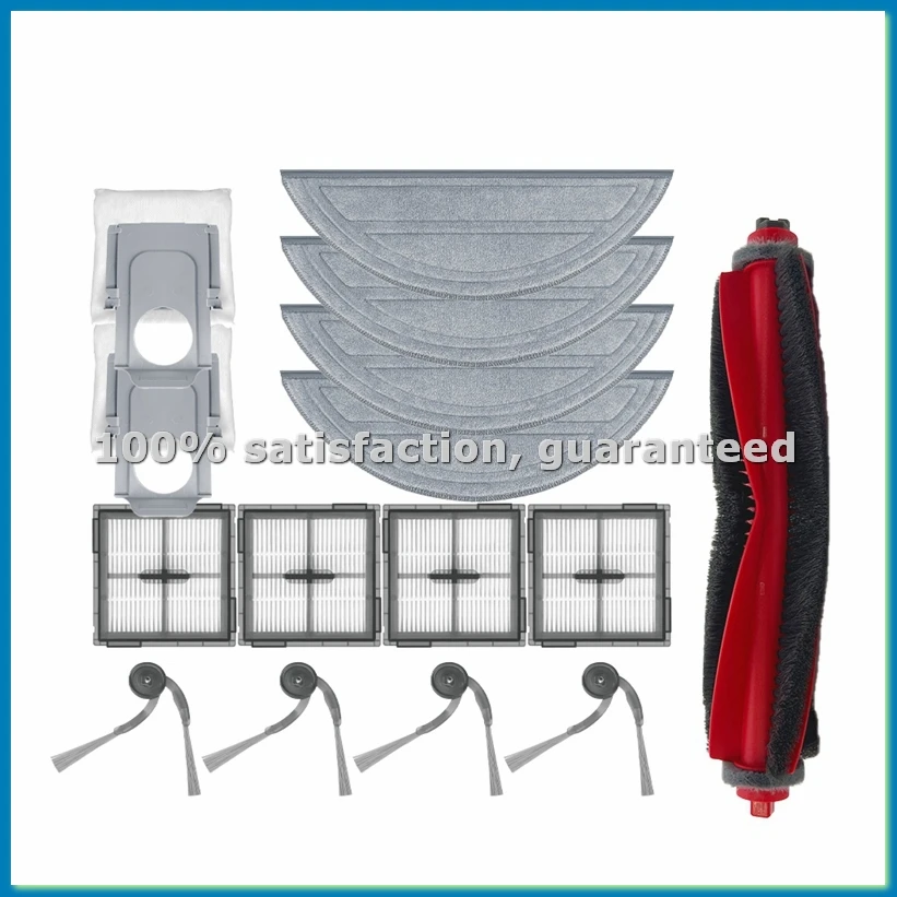 

Аксессуары для Q10 S5/ Q10 S5+/ Q10 / Q10 +, основные и боковые щетки, сменные насадки для влажной уборки, мешки для сбора пыли - A07G