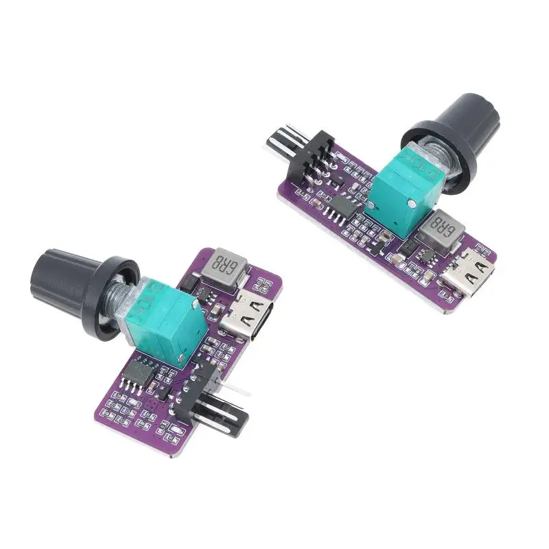 PWM Speed Controller 4 Pin Fan Controller With Wind Speed Controller Regulator Switch Speed Module USB Type C For DIY Project