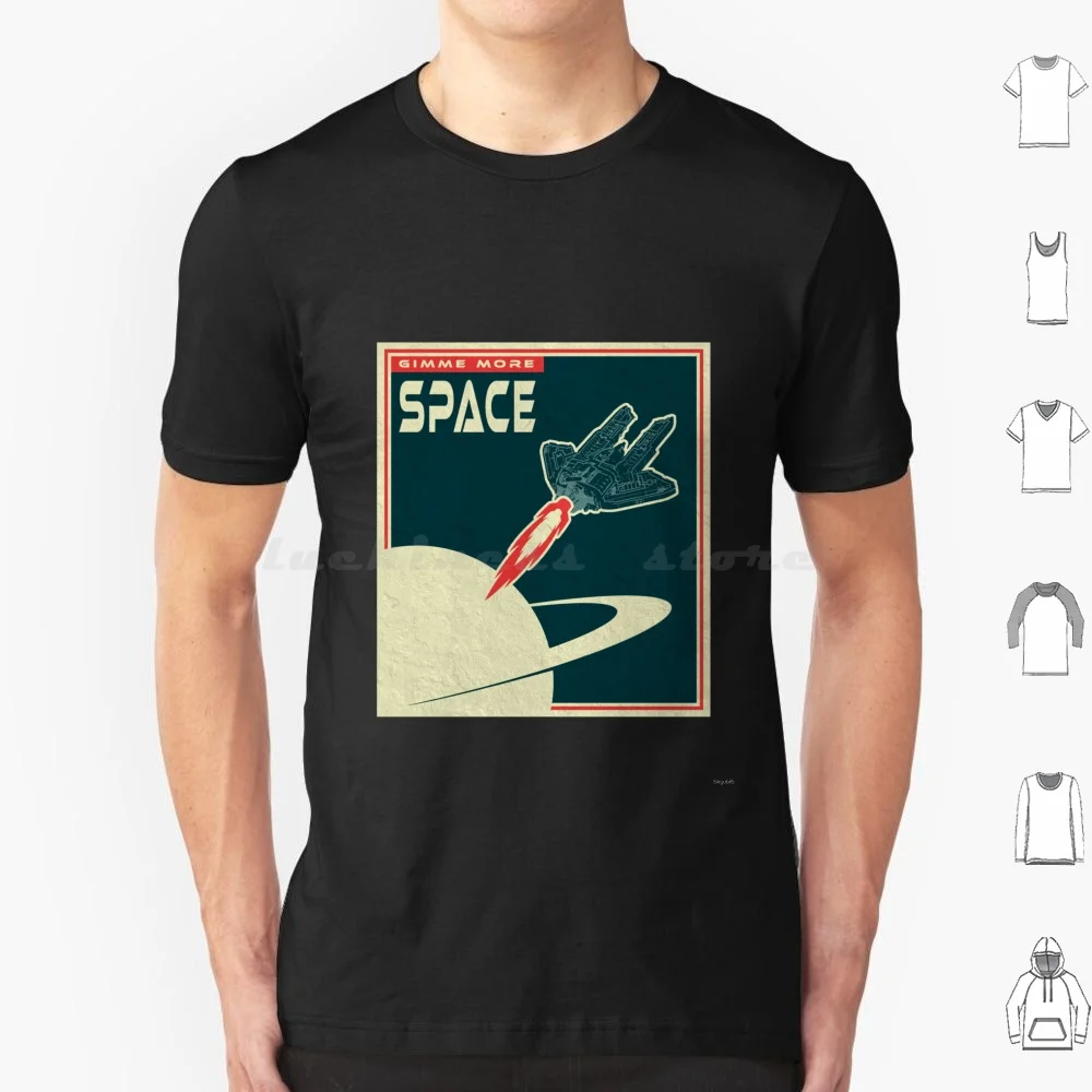 Gimme More Space T Shirt 6xl Cotton Cool Tee Brick Bricks Toy Toys Moc Space Vintage Planet Vic Viper Fun