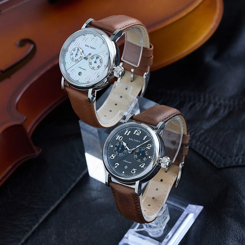 Мужские часы Baltany Pilot S6048 9122, автоматические часы, процесс закаления Vickers, 500 ГВ, водонепроницаемые, роскошные, механические наручные часы для мужчин