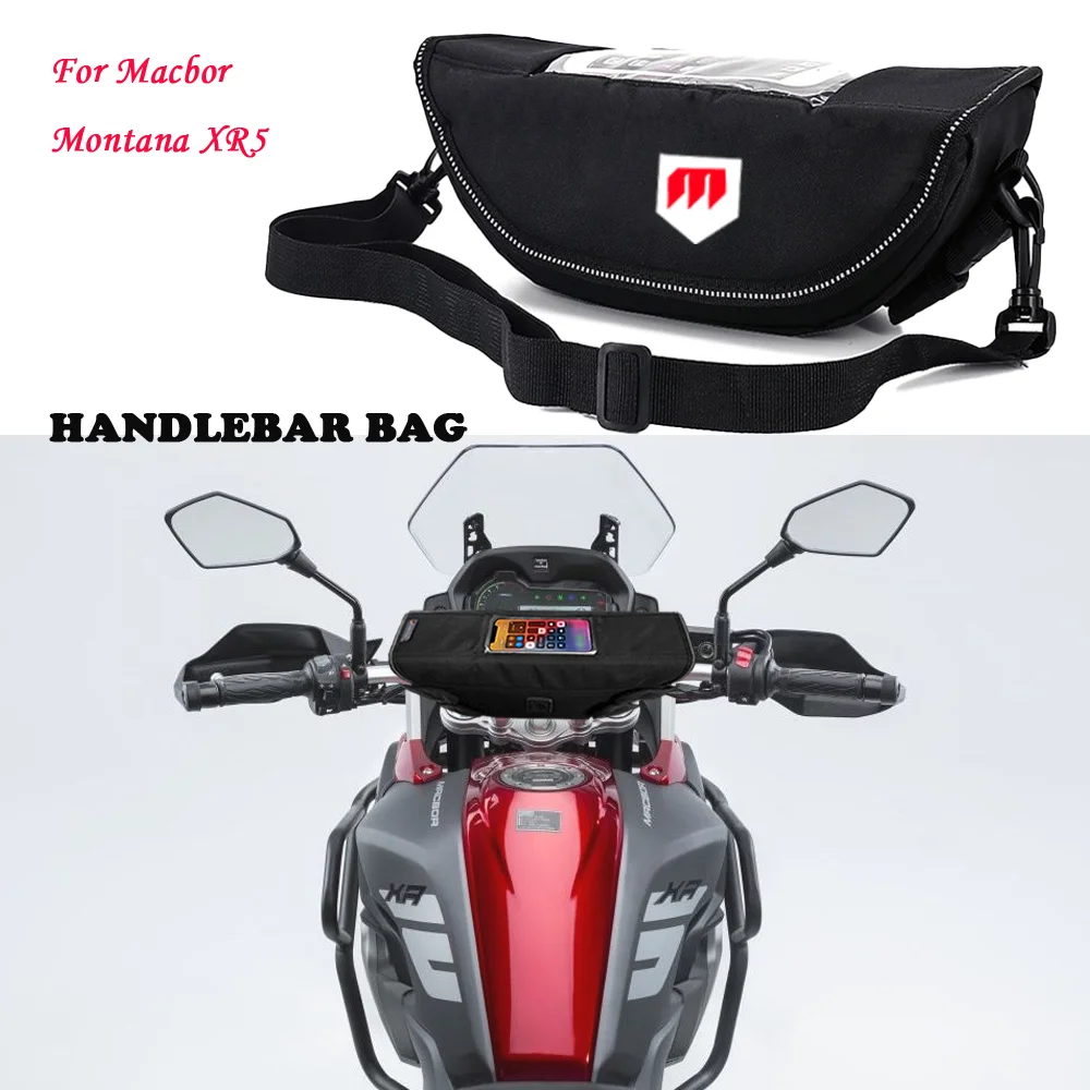 

Waterproof Handlebar Bag For Macbor Montana XR5 Motorcycle Accessories Storage Travel Tool Bags