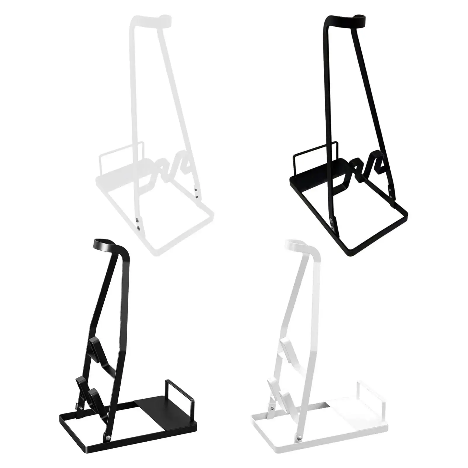 

Vacuum Stand Storage Rack Bracket Sturdy Space Saving Organizer Versatile Use Stable Metal Rack for Home Balcony Bathroom