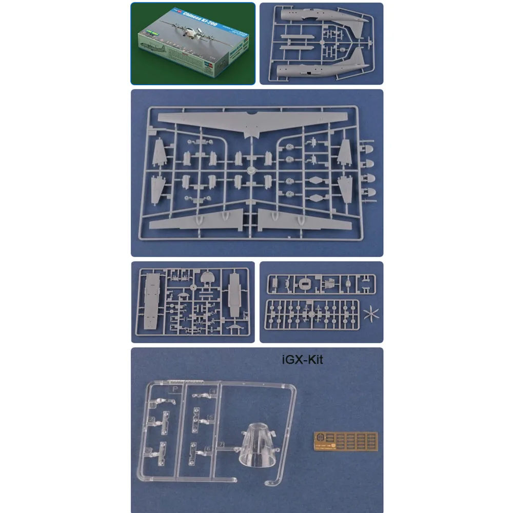 

Hobbyboss 83903 1/144 Scale Chinese KJ-200 KJ200 Early Warning Aircraft Plane Plastic Assembly Model Building Kit