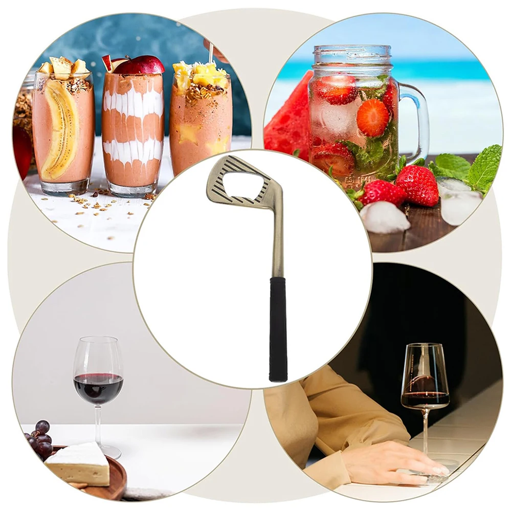 

Golfs Putter Shape Beer Bottle Opener Food Grade Reusable Xmas Present For Men Dad Golfs Lovers