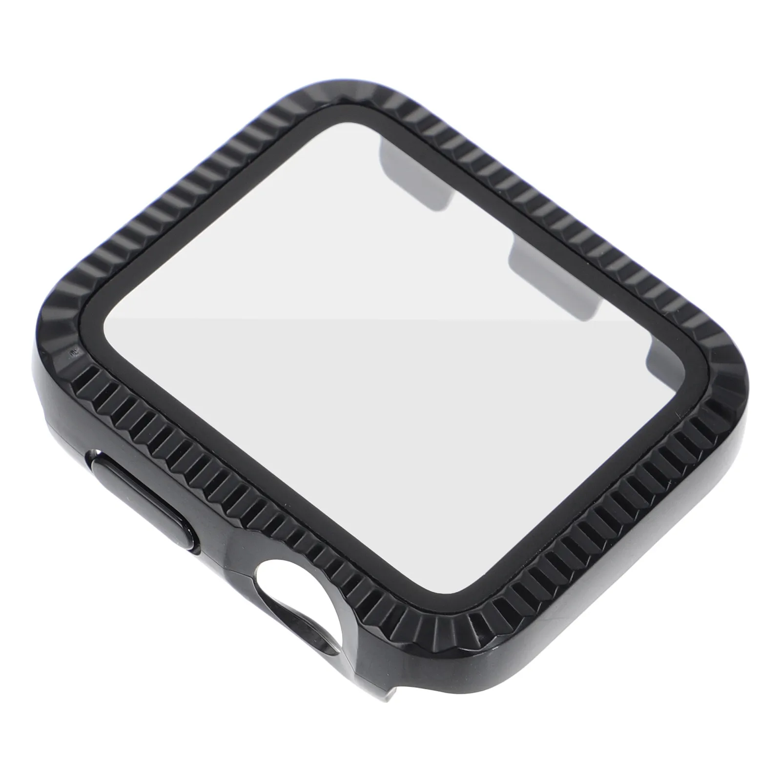 Smart Watch Protective Case Full Coverage Hard Pc Cover Tempered Glass Screen Protector Easy Install Scratch Proof