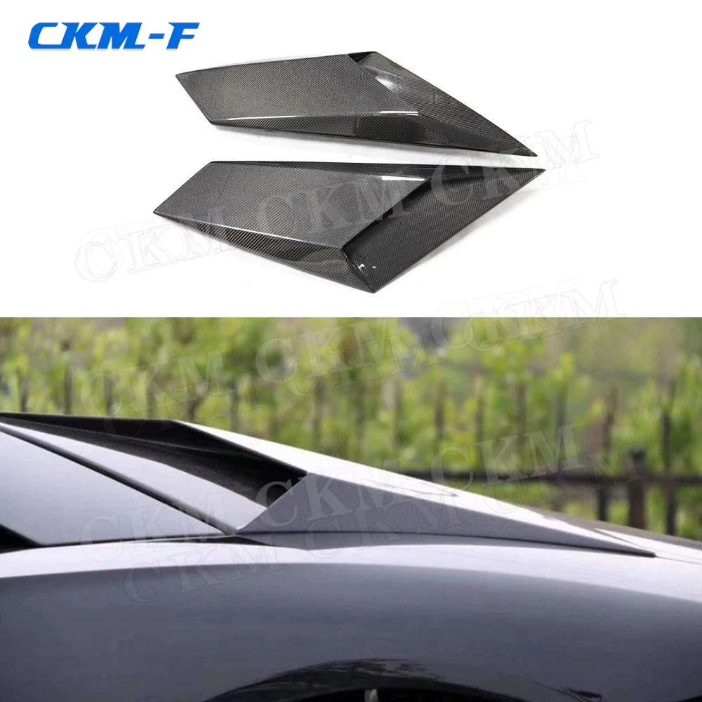 

Carbon Fiber Rear Bumper Side Air outlet Splitters Flaps Apron For Lamborghini Aventador LP700 LP720 Upgrade ti LP750 SV Style