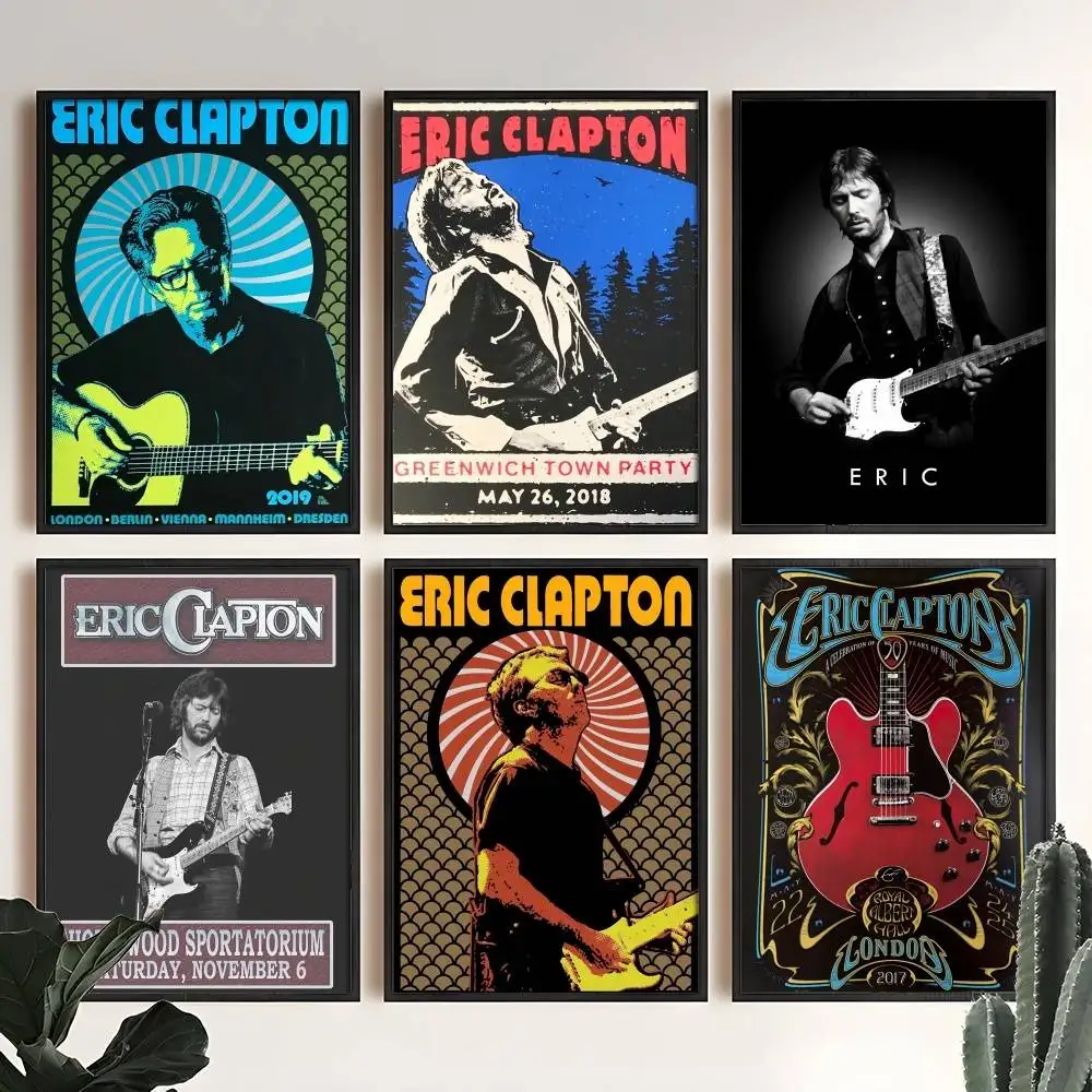 Поп-певица E-Eric Патрик Клоптонс плакат настенный художественный принт искусство подходит для гостиной спальни бар гостиной украшения дома подарок Поп-певица E-Eric Патрик Клоптонс плакат настенный художественный принт искусство подходит для гостиной спальни бар гостиной украшения дома подарок