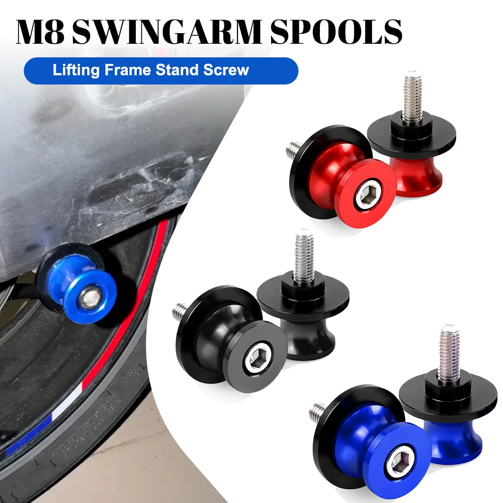 

M8 Swingarm Spools Slider For SUZUKI GSXR 150/600/750/1000 GSX-S 950 V-Strom 650/1050 GSXR150 GSXR125 Lifting Frame Stand Screw