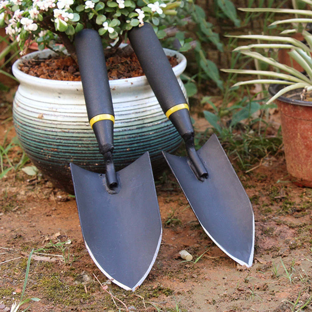 

1pc Thickened Manganese Steel Shovel Garden Tool Broad Hand Spade Handy Digging Rustless Portable Ergonomic Handle Perfect