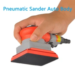 Square Orbital Pneumatic Sander Auto Body Grinding Sander For Car Paint Dry Grinding Polishing Tools Sander Machine