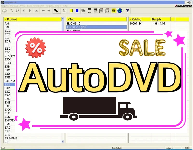 

AutoDVD JETI ForkLift (ET) V4.37 [538] Обновлен [03.2025] Каталог запасных частей для Jungheinrich +Expire Patch