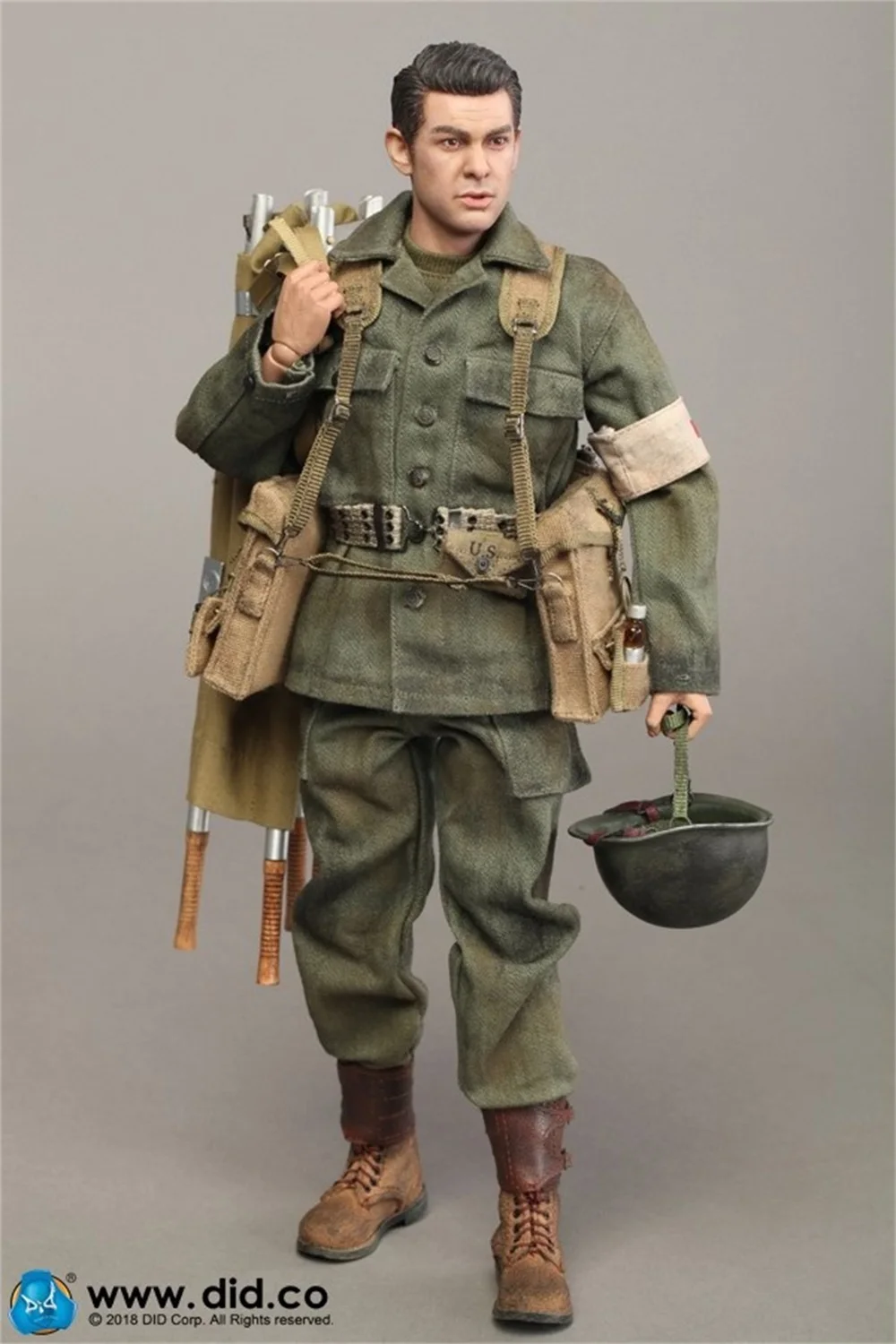 

For Sale 1/6 DID A80126 WWII US 77th Infantry Division Combat Medic Dixon War Military Dress Suit Body For Fans DIY Accessories