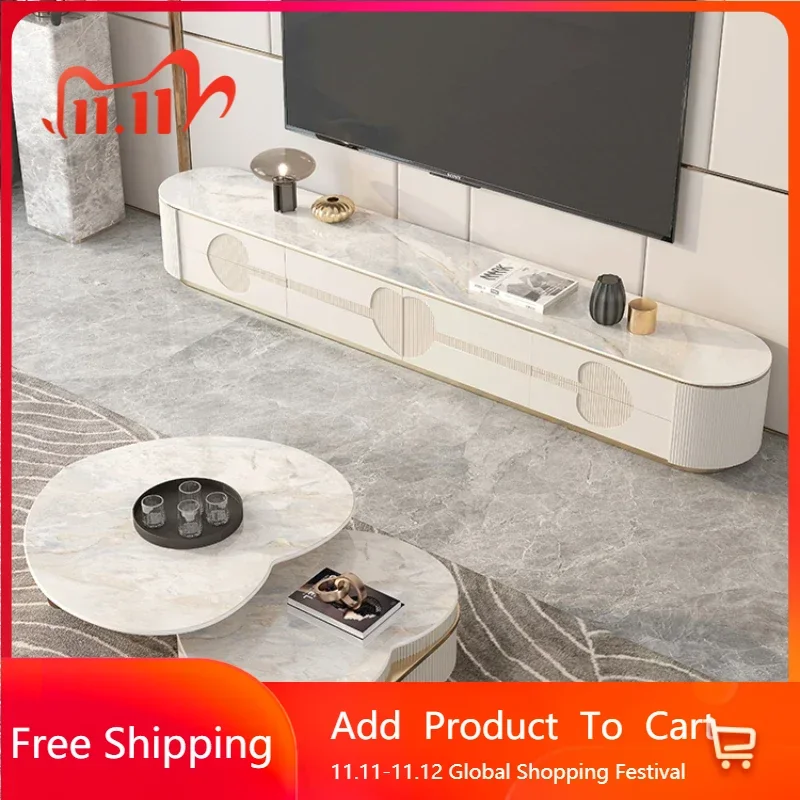 

Italian Tv Cabinet Holder Corner Stand Comfortable Furniture Desk Mobile Living Room Table Monitor Meuble Tele Unique Furniture