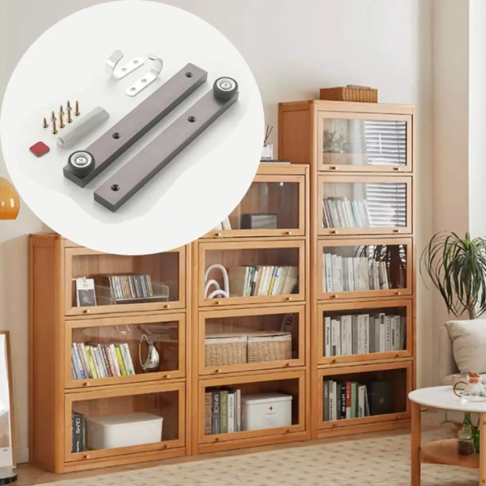 aluminum-alloy-construction-cabinet-lift-system-plug-in-telescopic-component-rubber-silent-pulleys-door-lifting-set