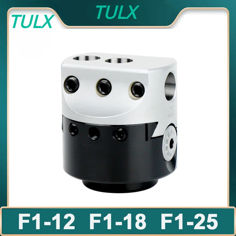 

TULX F1 Boring Head 50mm 75mm 100mm CNC Lathe Rough Boring Processing For Lathe F1 Boring Head Connection For Rough Boring