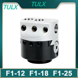 TULX F1 testa di alesatura 50mm 75mm 100mm tornio CNC lavorazione di alesatura ruvida per tornio F1 connessione testa di alesatura per alesatura ruvida