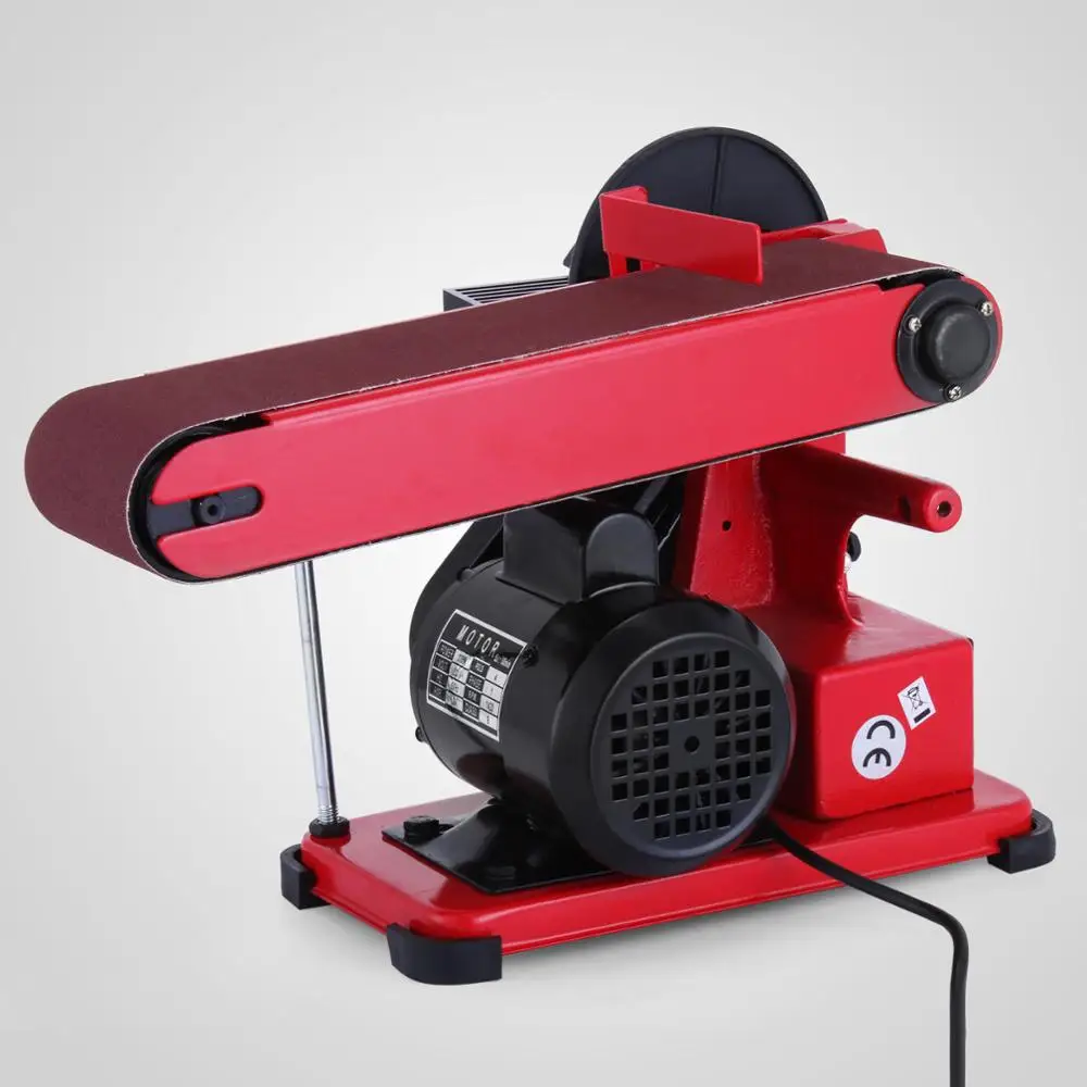 375W Electric Multifunctional Bench Belt Sander 915BD-46NSDJ00001V2 Small Polishing Sanding Machine AC/DC 50V-250V 1240m/min