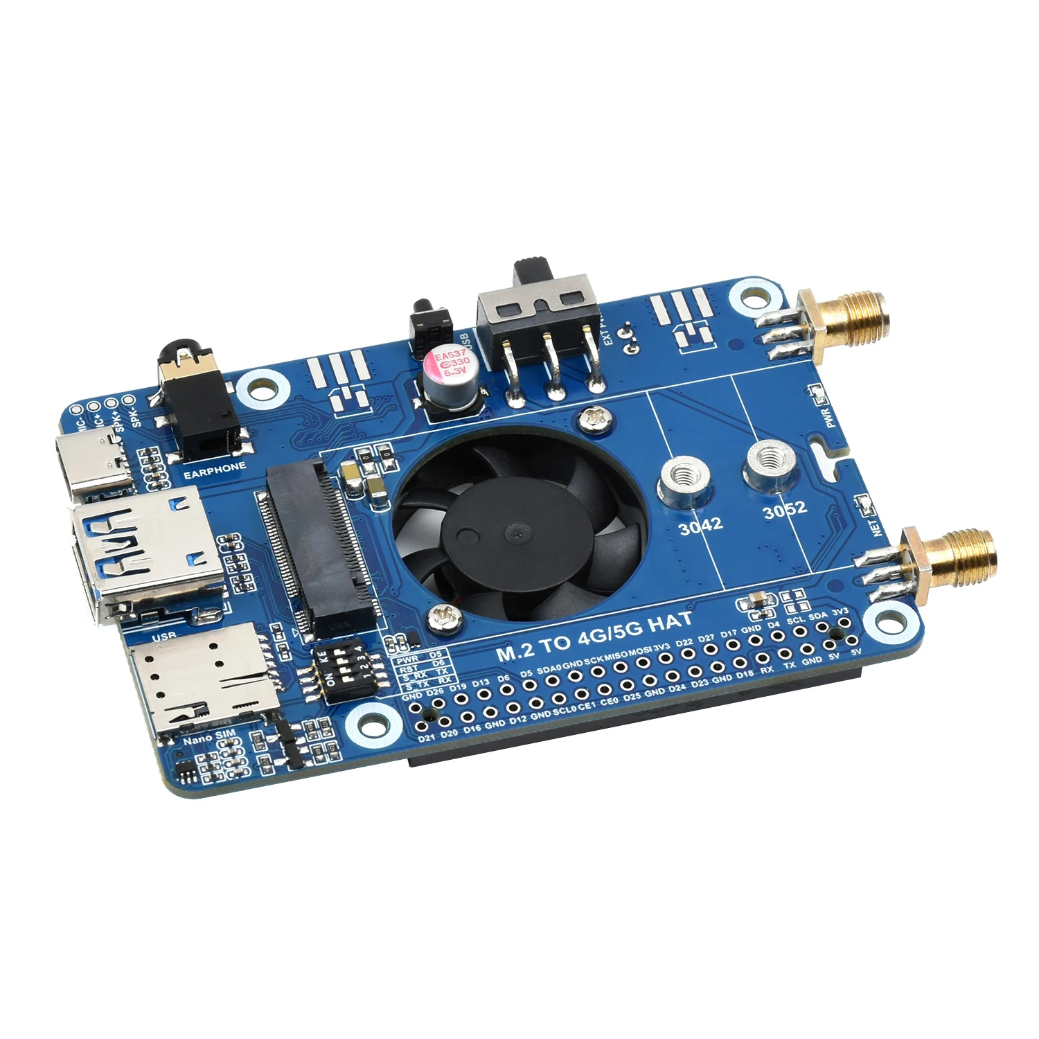 VivaChip Tech4G LTE GPS HAT Co - Raspberry Pi 4 8Gb Ram Kit review and price
