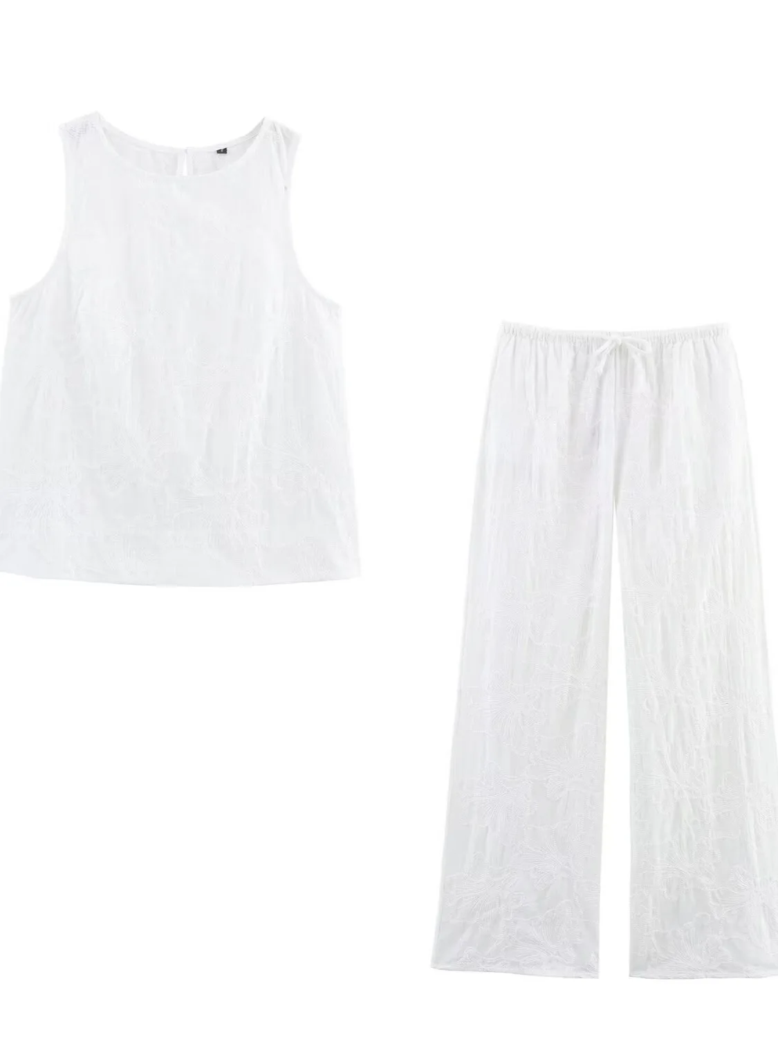

Withered Casual Top Straight Leg Pants Set Woman Clothes Pant Sets New Two Piece Set Women's Suit Ropa Mujer