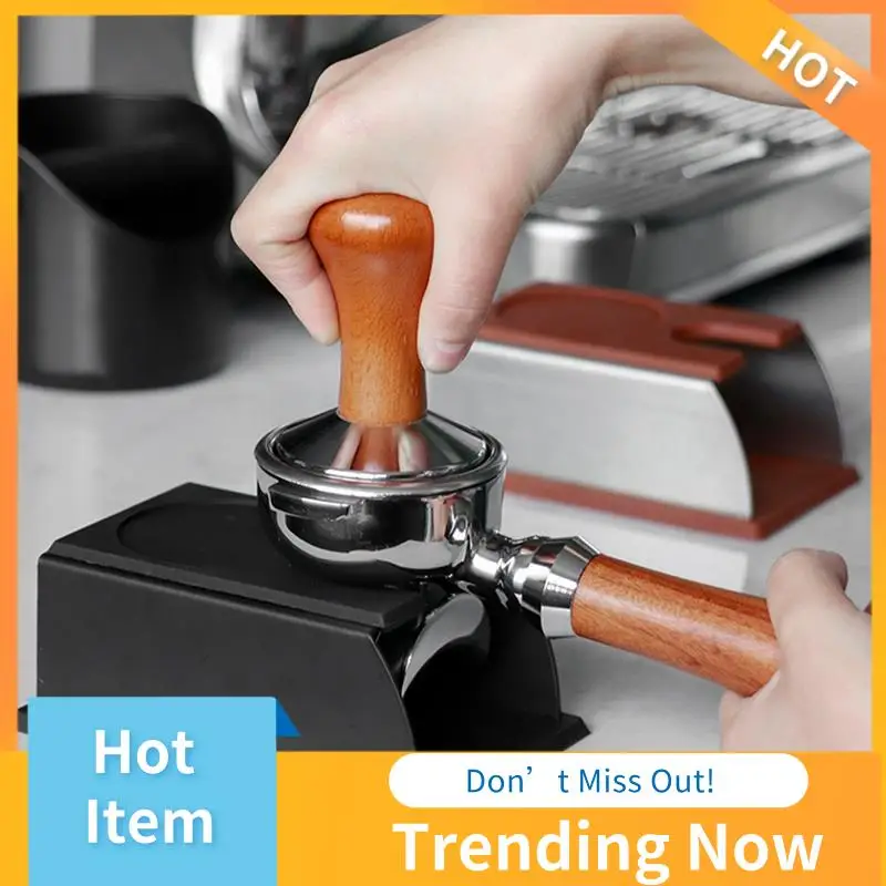 Stainless Steel Coffee Machine Operation Support, Powder Coffee Rack, Silicone Spray Lamp, Coffee Machine Tool Easy To Use C