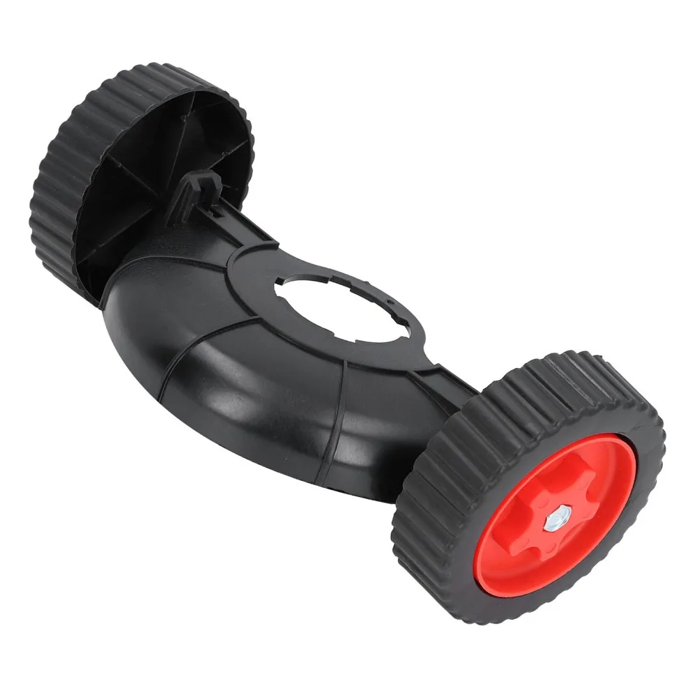 Durable Plastic String Trimmer Wheel Universal Adjustable Trimmer Auxiliary Wheel Round Quick Installation Support Wheel